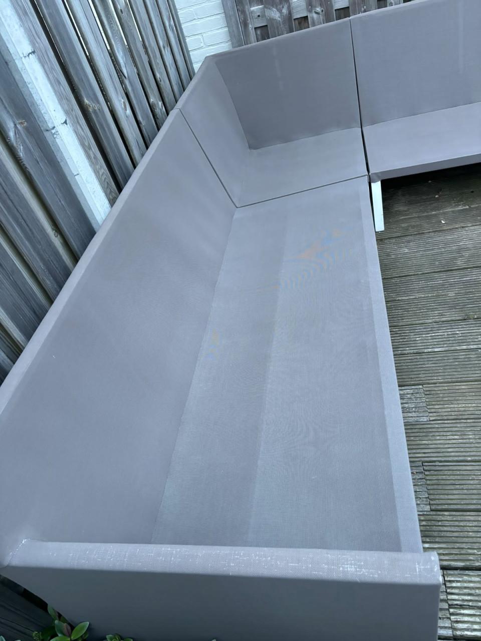 Tuin zithoek 225x255 taupe