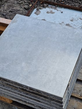 7x MBI Geoceramica Patch Plus Grey 60x60 Tegels