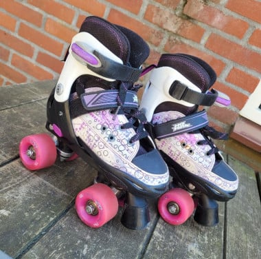 Rolschaatsen (verstelbaar) + beschermset