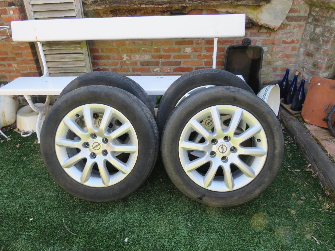 4 aluminium velgen Opel Astra H