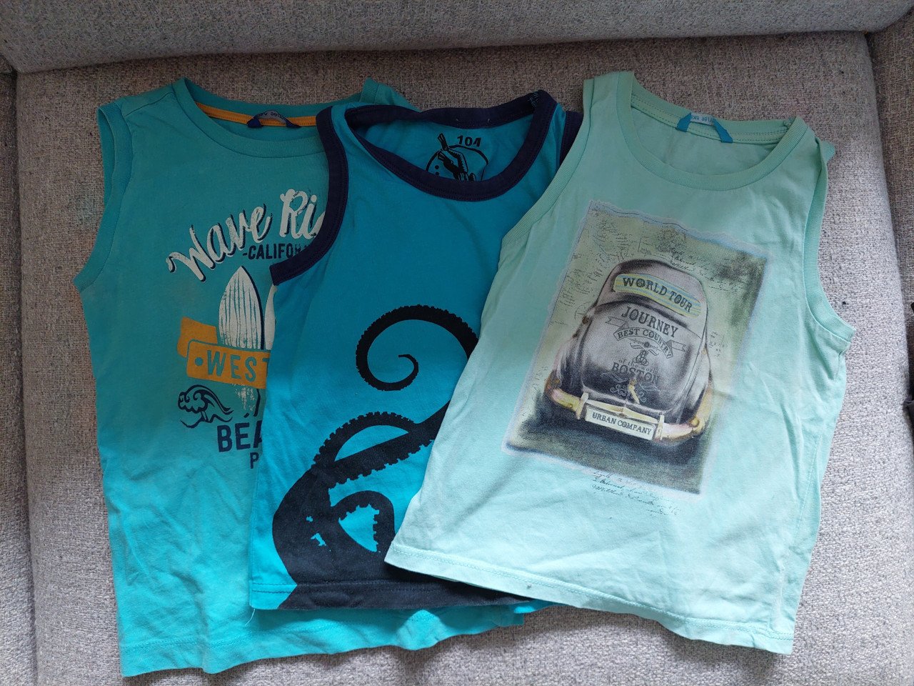 Pakket zomerkleding maat 104
