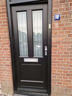 Hardhouten voordeur