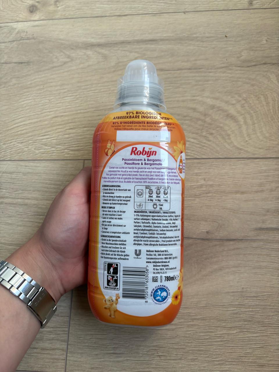 Robijn Passiebloem&Bergamot Wasverzachter 39 Wasbeurten