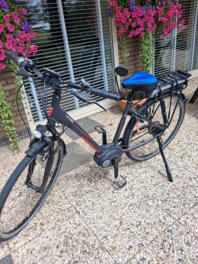Damesfiets lage instap E-bike