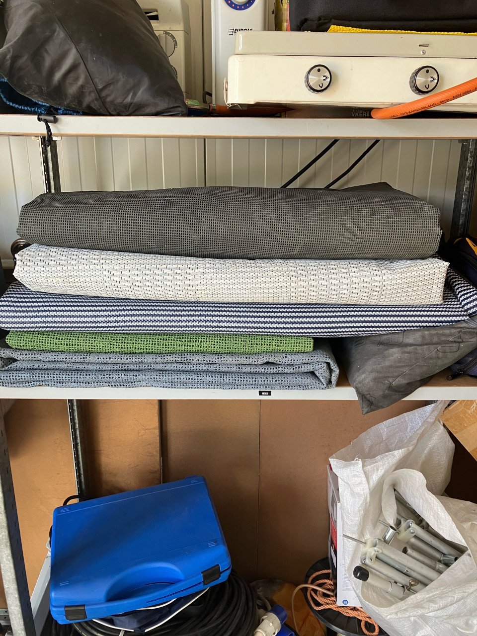 Diverse tent kleden.