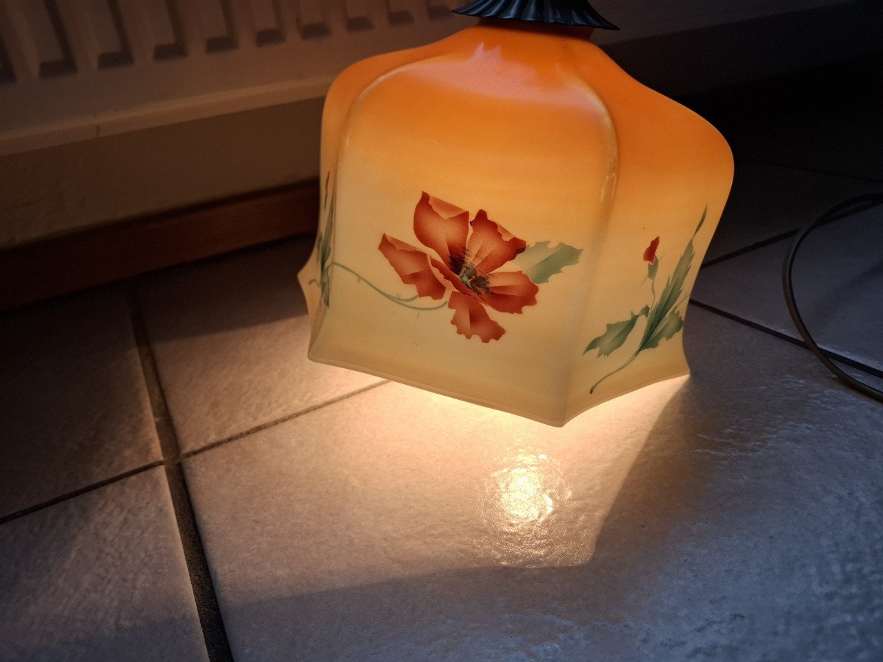 Oude wand lamp