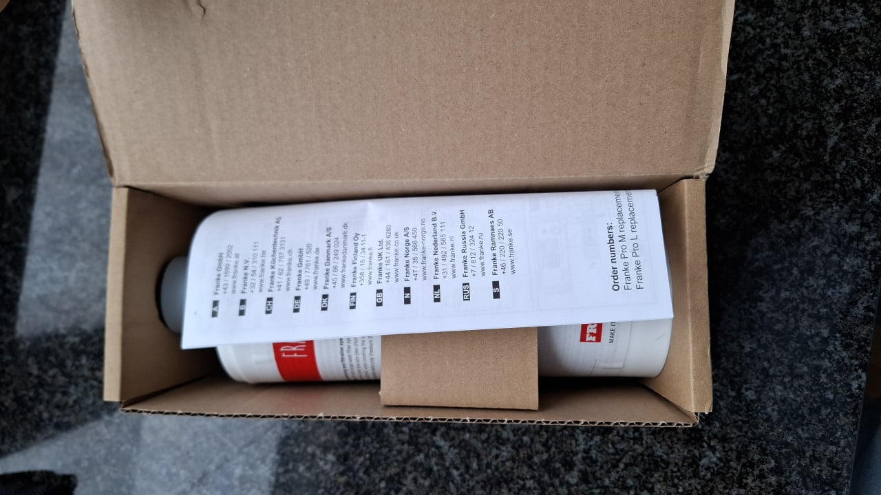 Franke Pro M waterfilter