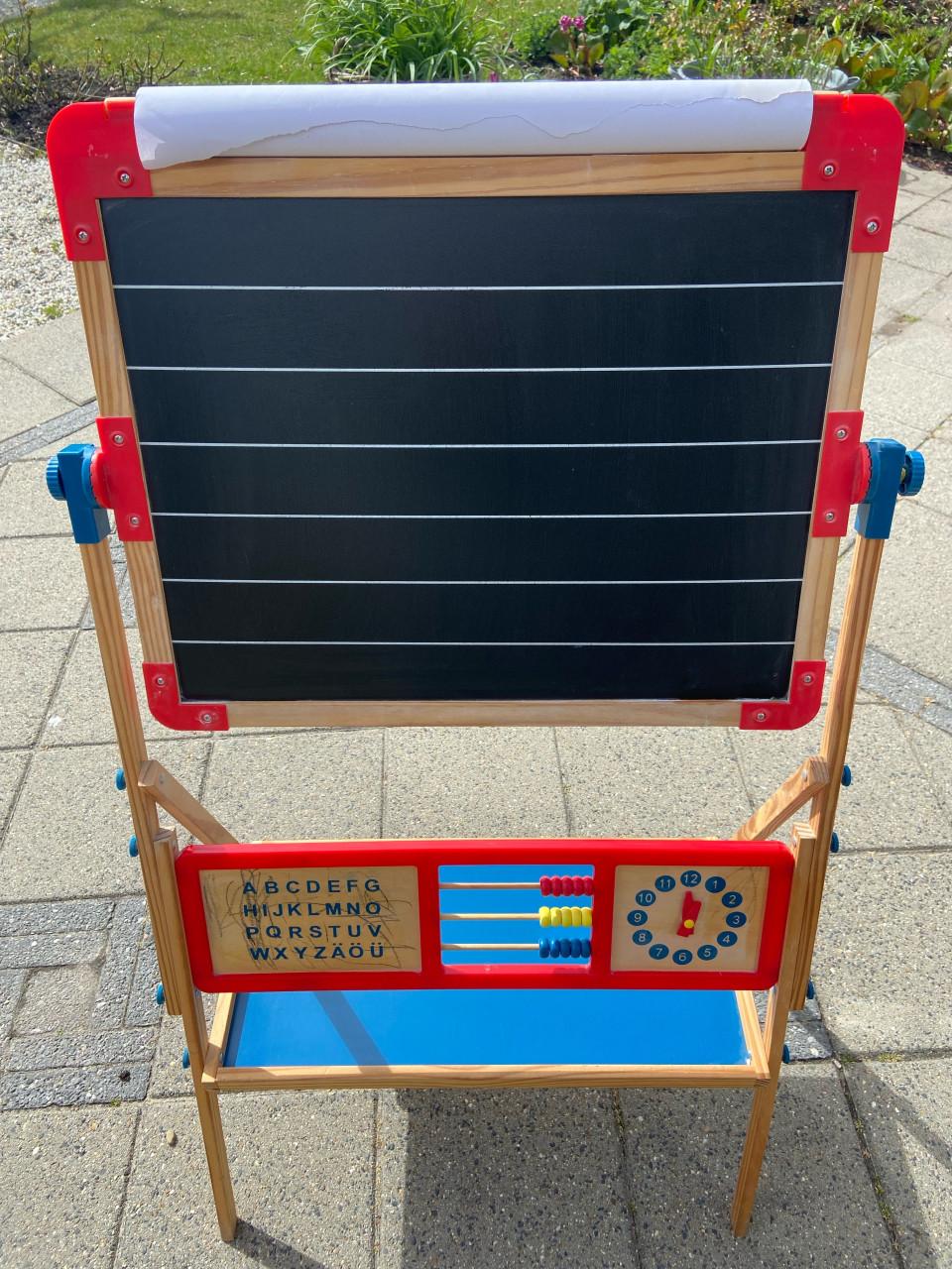 Krijt en magneet tekenbord