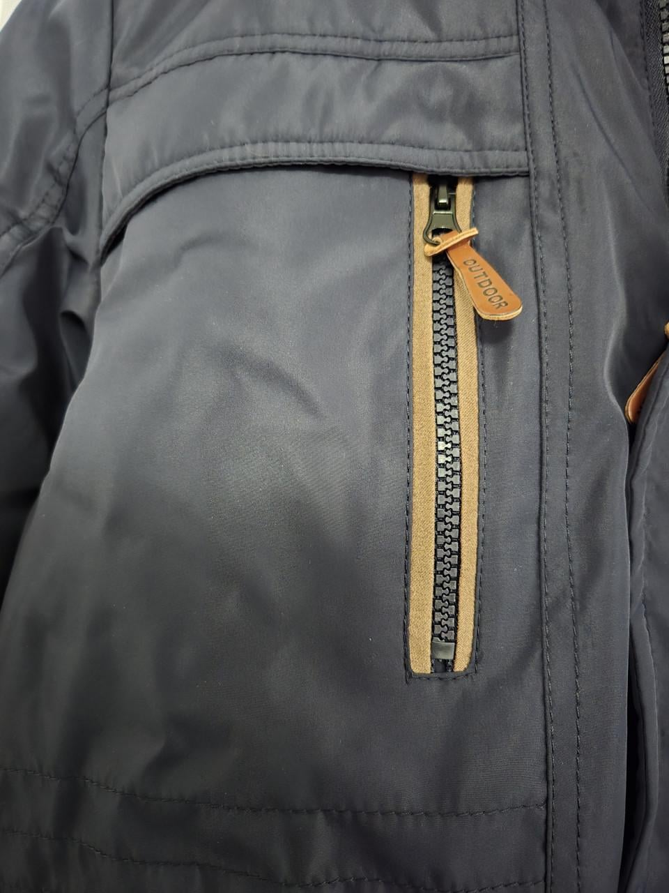 Marineblauwe Rough Stock winterjas Maat M , Zgan