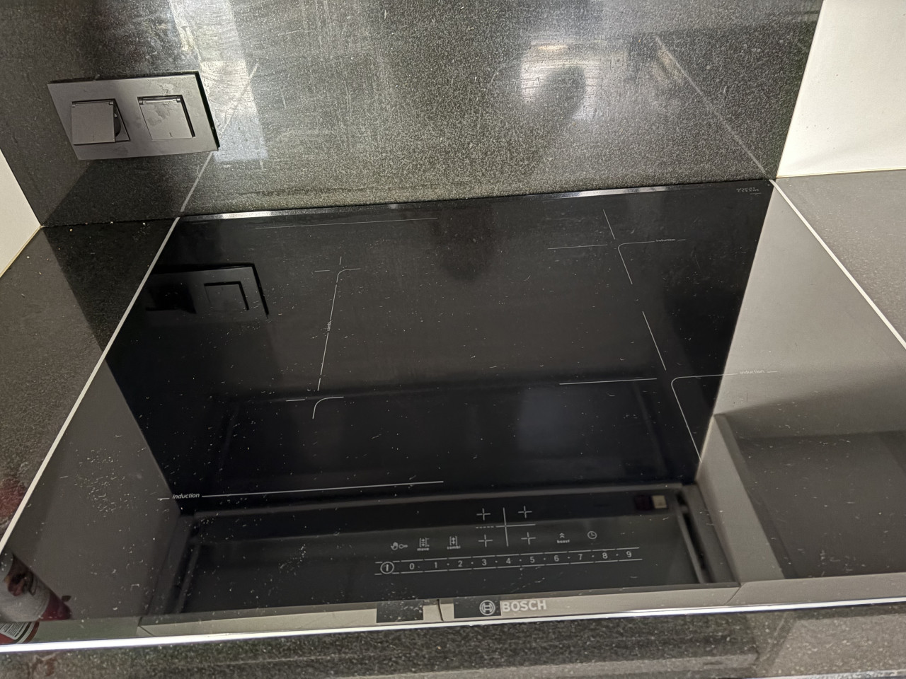 Bosch inductie kookplaat inbouw