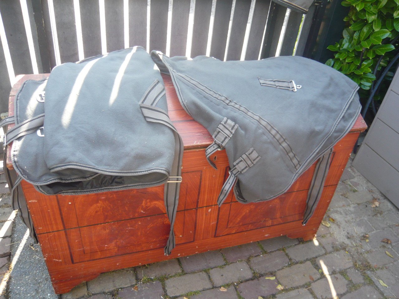 Paardendekens en regendeken 145 cm