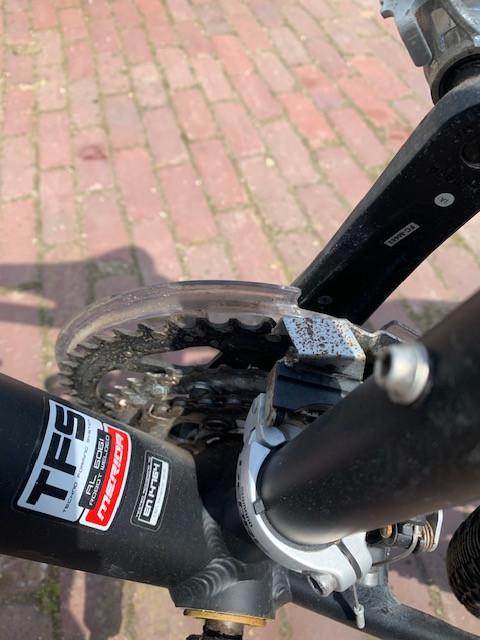 Merida crossway 400 herenfiets ZGAN mat zwart hoogte 58
