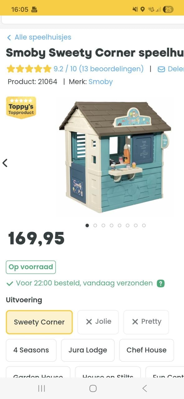 Smoby speelhuisje