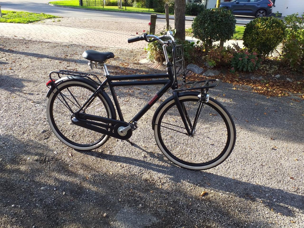 """UNION PICKUP TRANSPORTFIETS met versnelling als nieuw""""