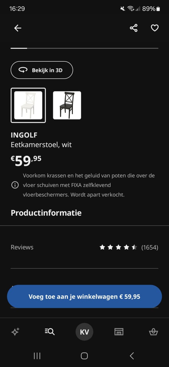 Eet stoel