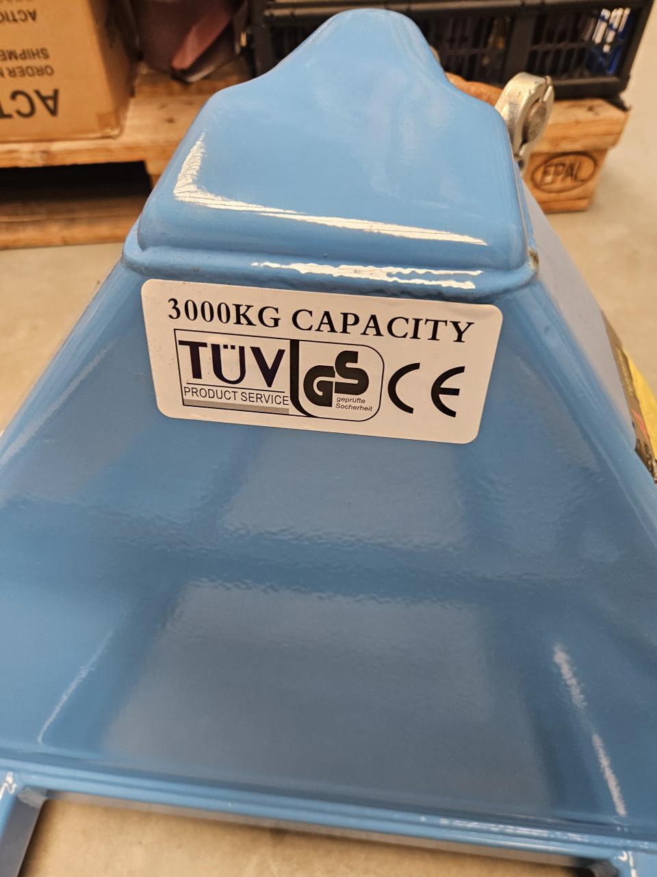 Palletwagen / pompwagen 3000 kg – TÜV GS CE – nette staat