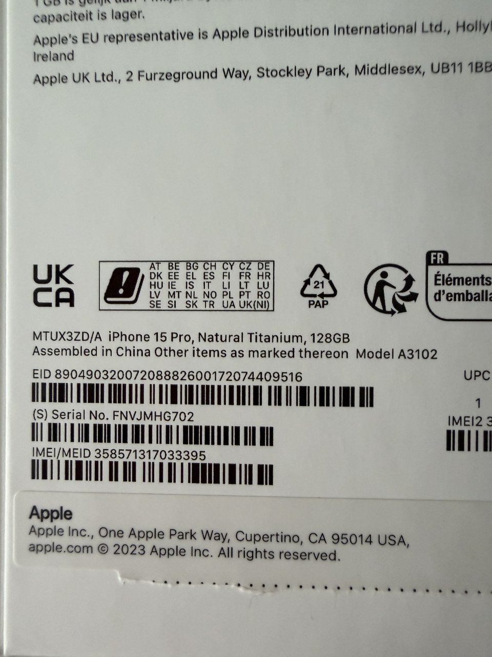 Iphone 15 pro
