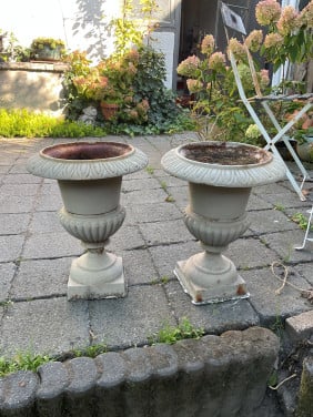 Gietijzeren tuinvazen