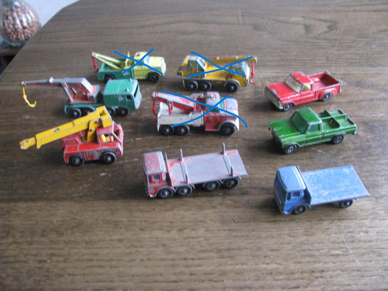 Autotjes van Matchbox.