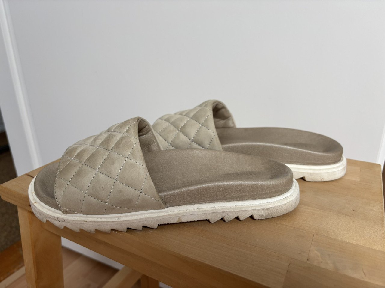 Copenhagen studios dames slippers maat 37 leverkleurig leer
