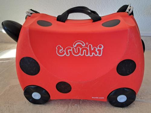 Trunky koffer rood lieveheersbeestje handbagage kinderen