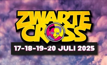 Weekendkaart zwarte cross
