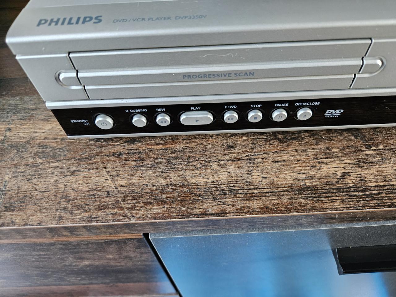Philips DVP3350V DVD/Vhs Speler met Afstandsbediening