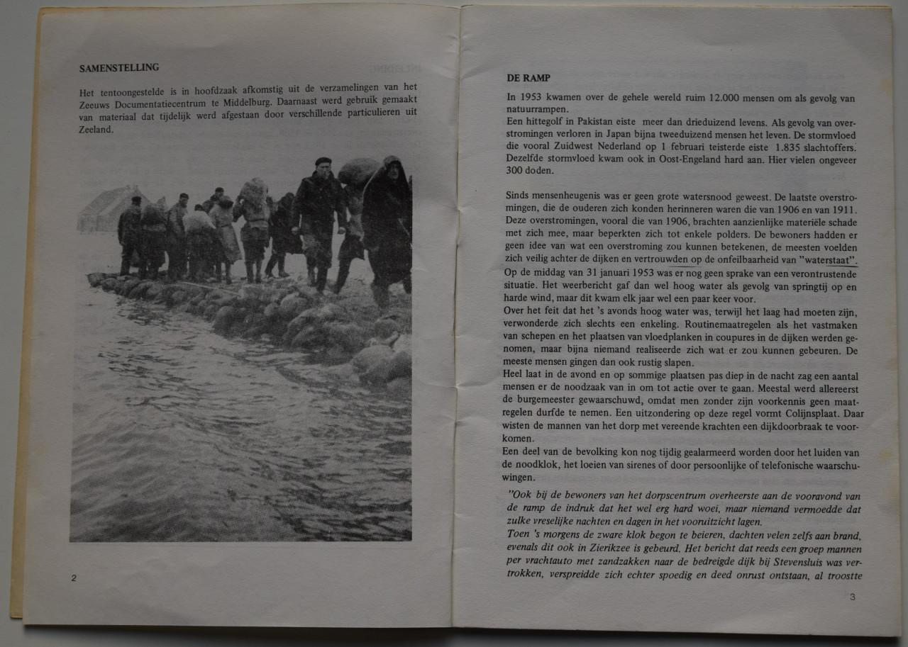 Niets dan Water, Menselijke aspecten van de Ramp 1953.