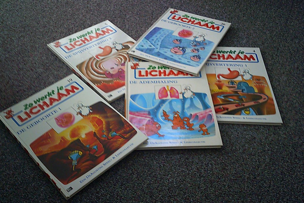 50-dlg kinderboekenserie ZO WERKT JE LICHAAM