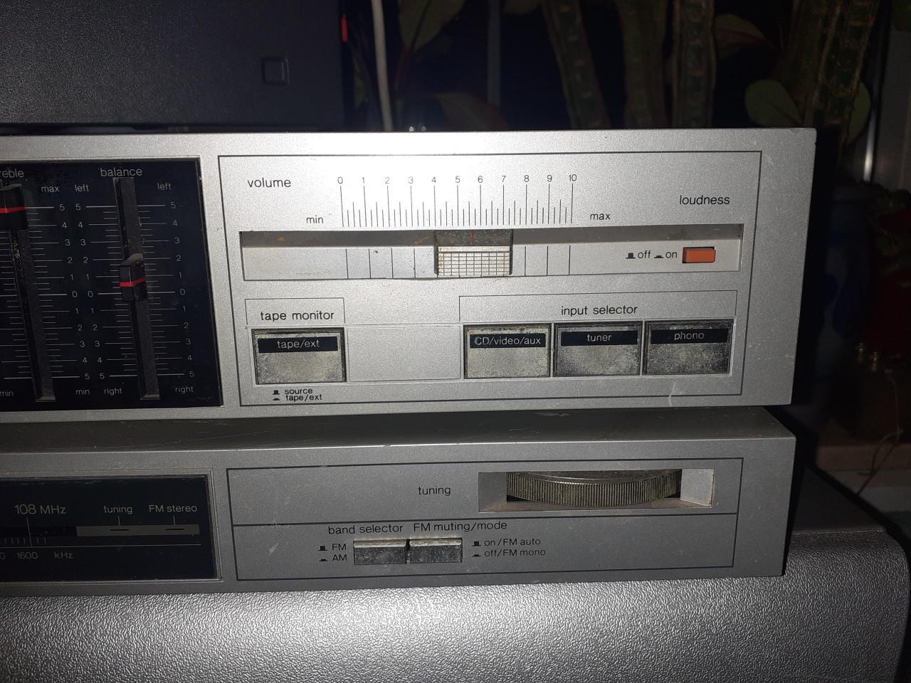 Stereo set TECHNICS - Tuner & Versterker & CD-speler SONY en SAMSUNG