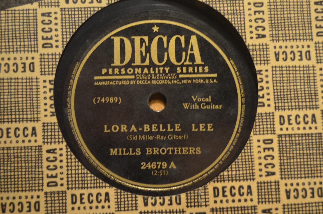 78 rpm Mills Brothers jaren '40 en '50 héél veel stuks. (5)