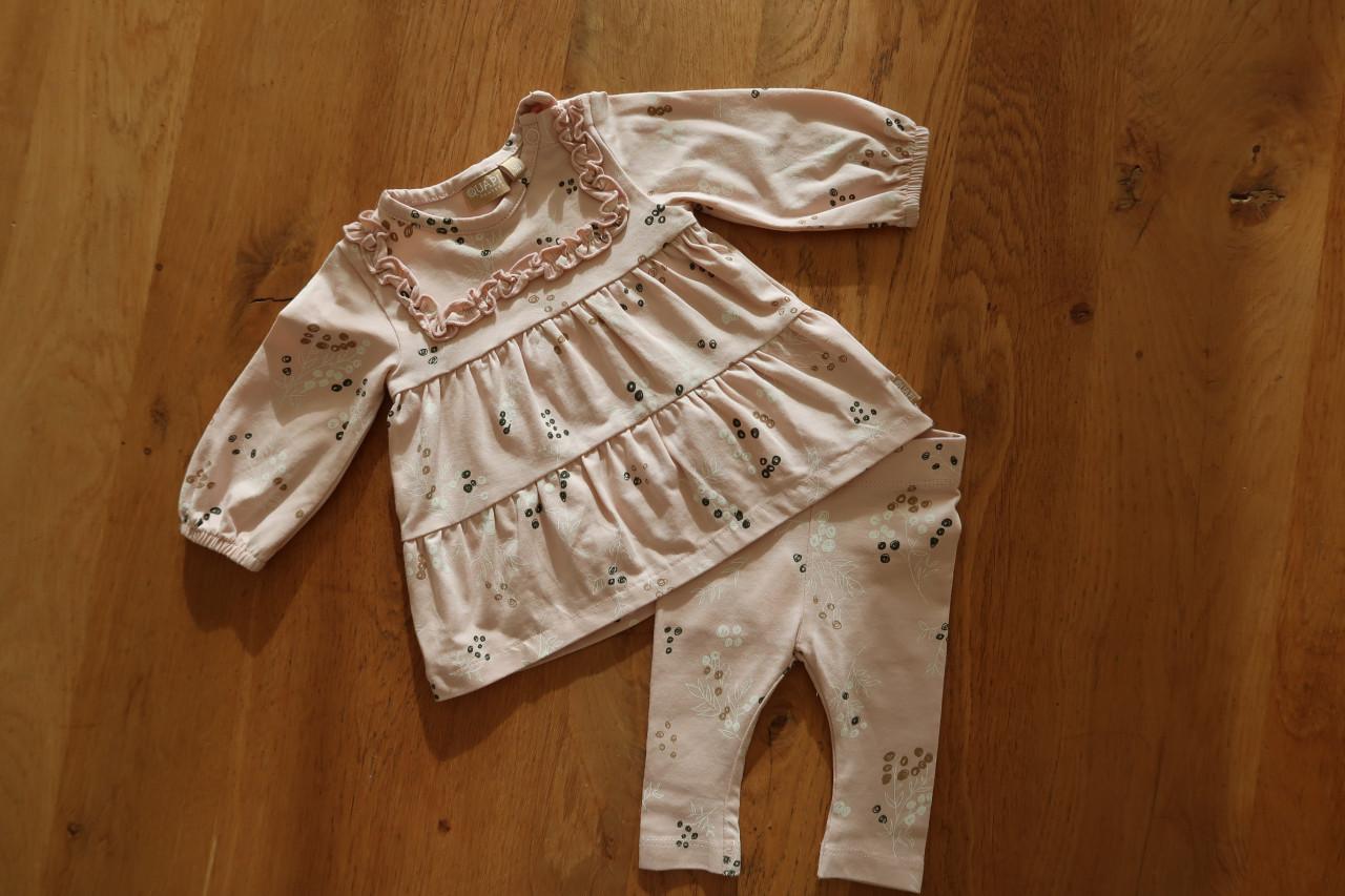 Nieuw jurkje met legging in maat 50 merk Quapi newborn