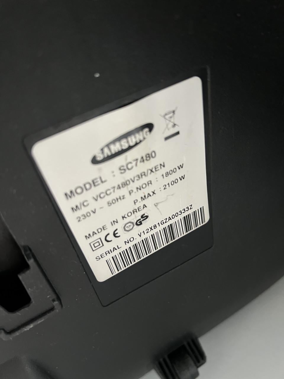 Als nieuwe SAMSUNG SC7480 Stofzuiger 2100w nieuwprijs €220,-