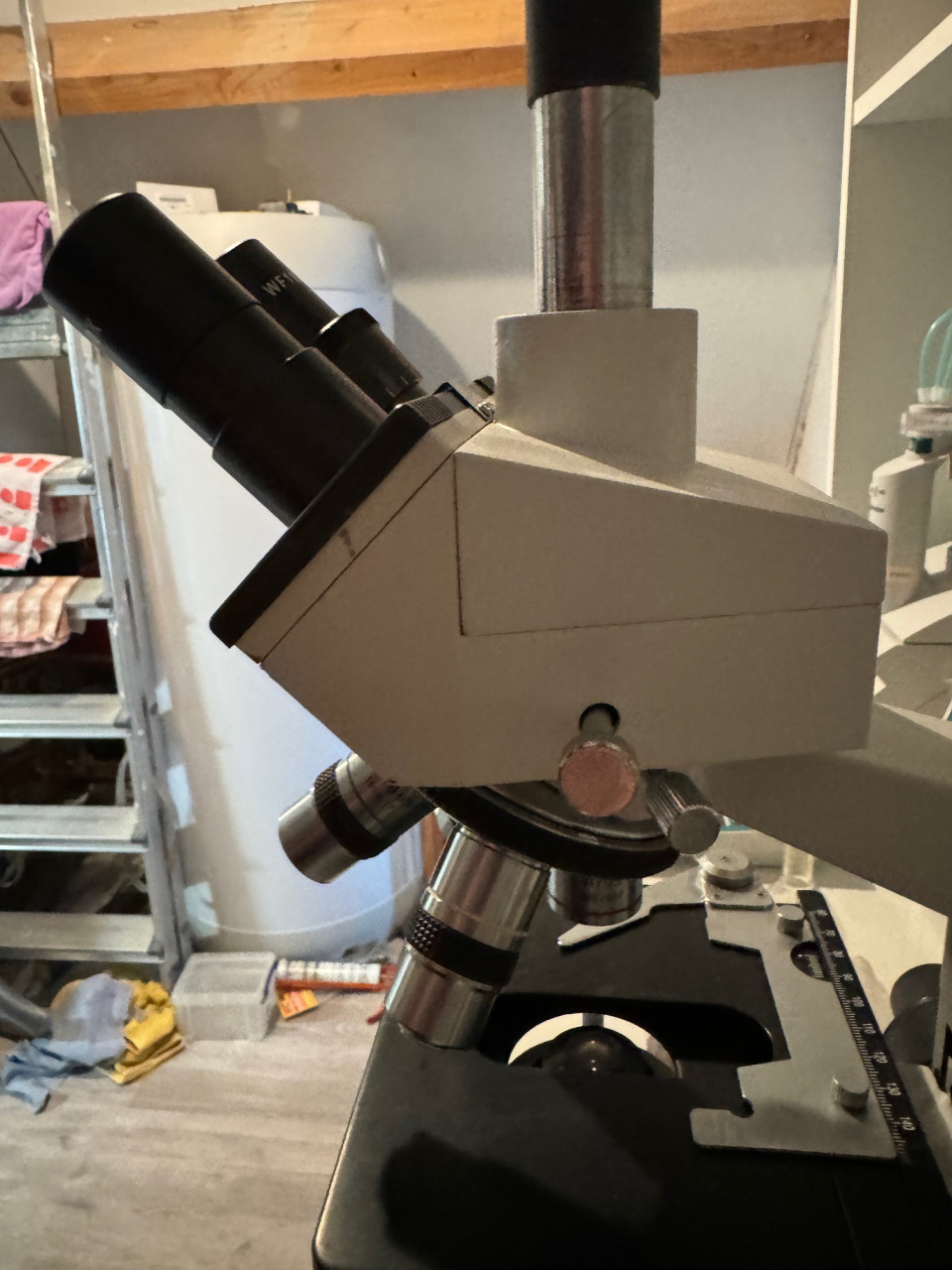 Amscope microscoop met fasecontrast set