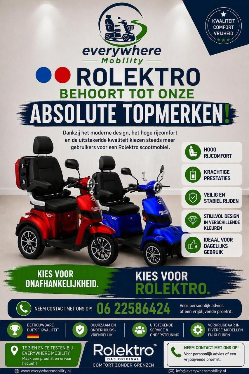 Rolektro E-Quad 25 V.3 – Stabiel, Veilig en Comfortabel Onderweg