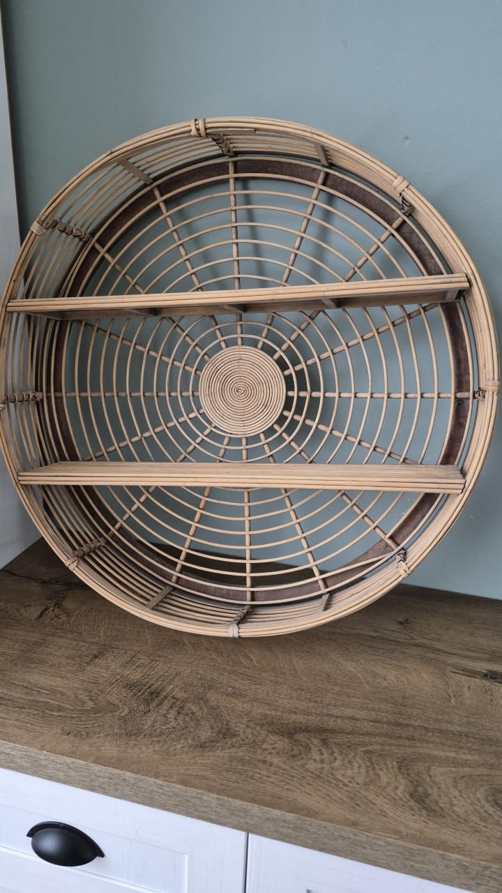 2 Handgemaakt bamboe rekken doorsnede 60cm
