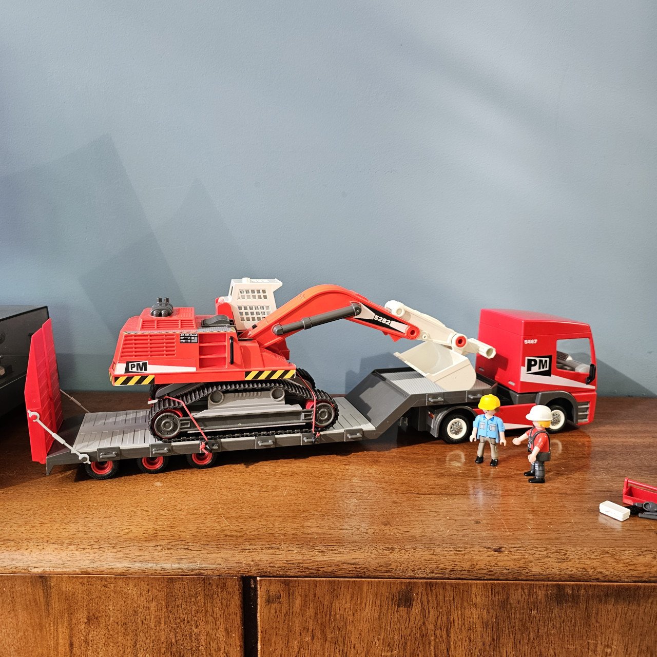 Playmobil dieplader en graafmachine