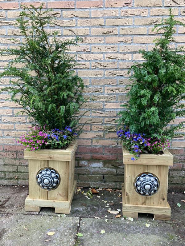 Zeeuwse knop bloembak L32 x B35 x H45 10jr. Jubileumactie