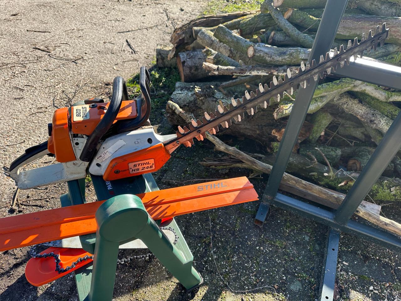Stihl Kettingzaag MS026 / Heggeschaar HS246