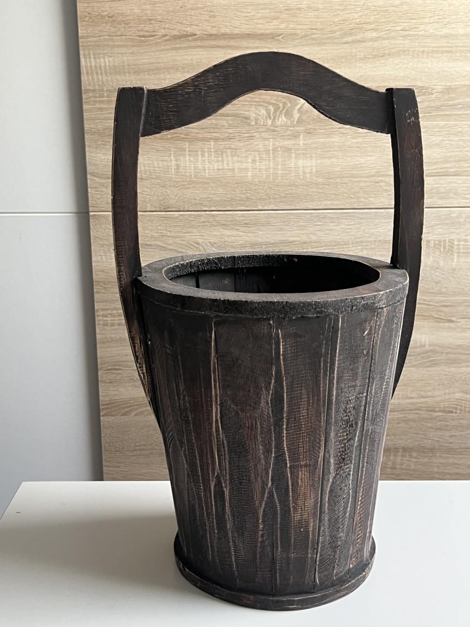 Houten emmer