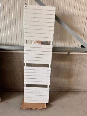 Nieuwe Vasco radiator wit zijaansluiting Elektrisch 500x1800