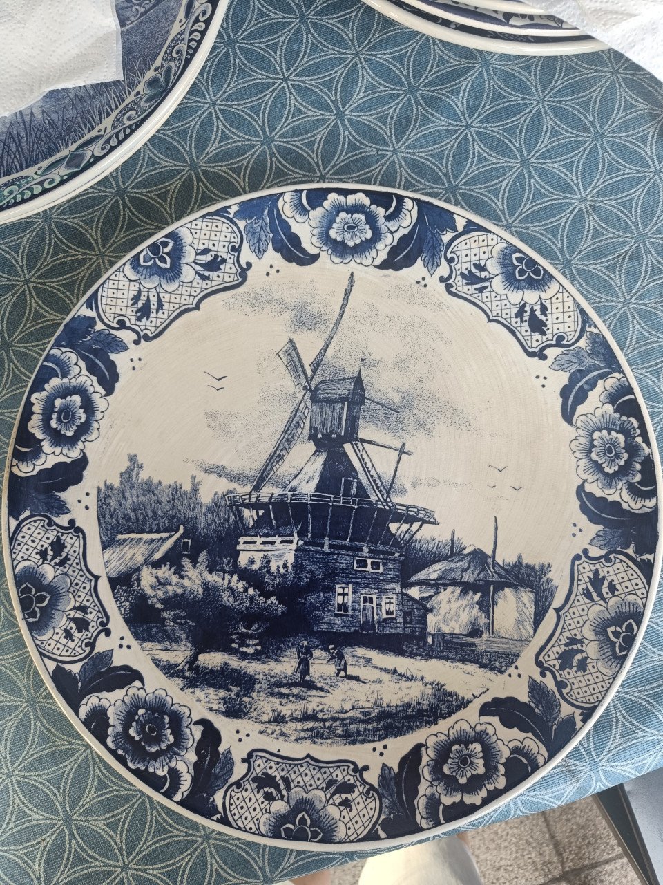 Delfts blauwe borden