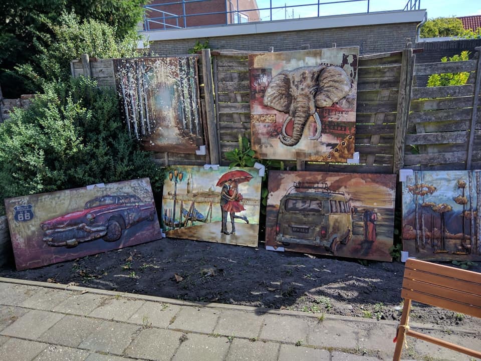 STOERE 3D SCHILDERIJEN BIJ 3Z FACTORY IN ARNEMUIDEN