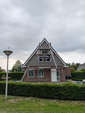 Stalen systeem steiger