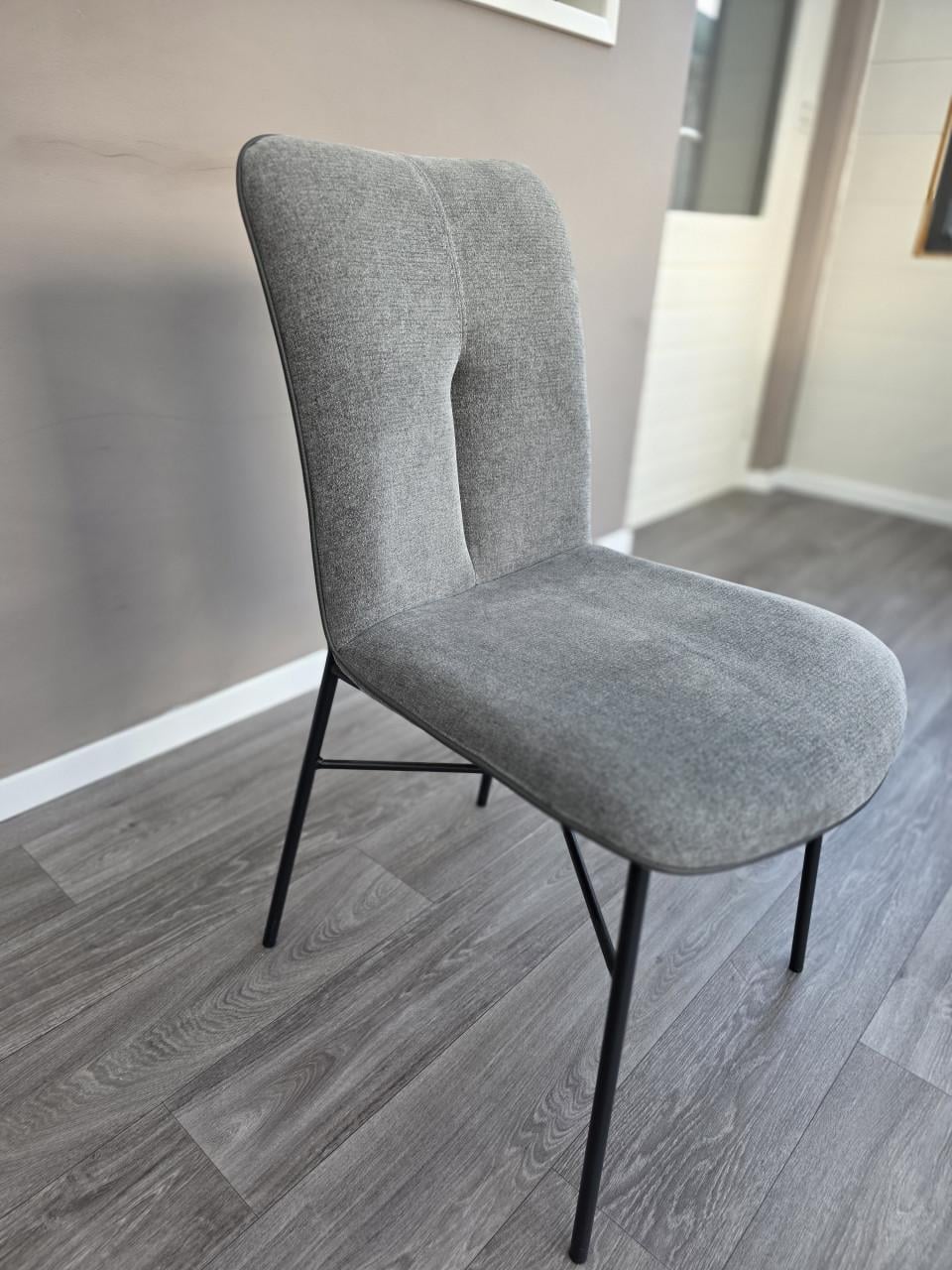 6x Xooon Quint eetkamerstoelen Antraciet