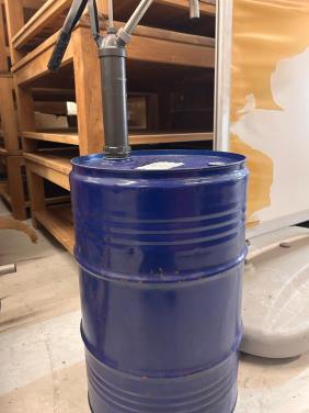 Oliepomp voor olievat 60ltr of 240ltr