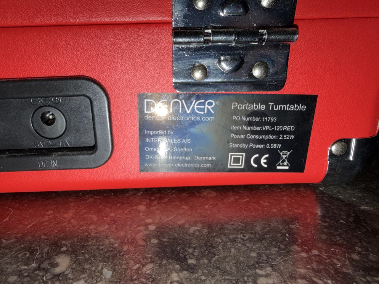 Retro Denver (portable)platenspeler