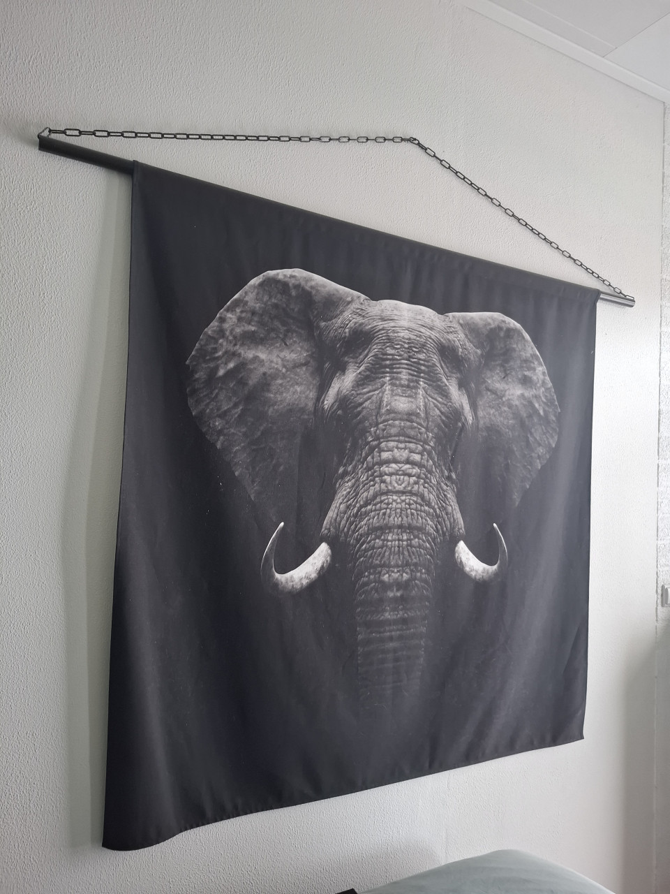 Wandkleed olifant