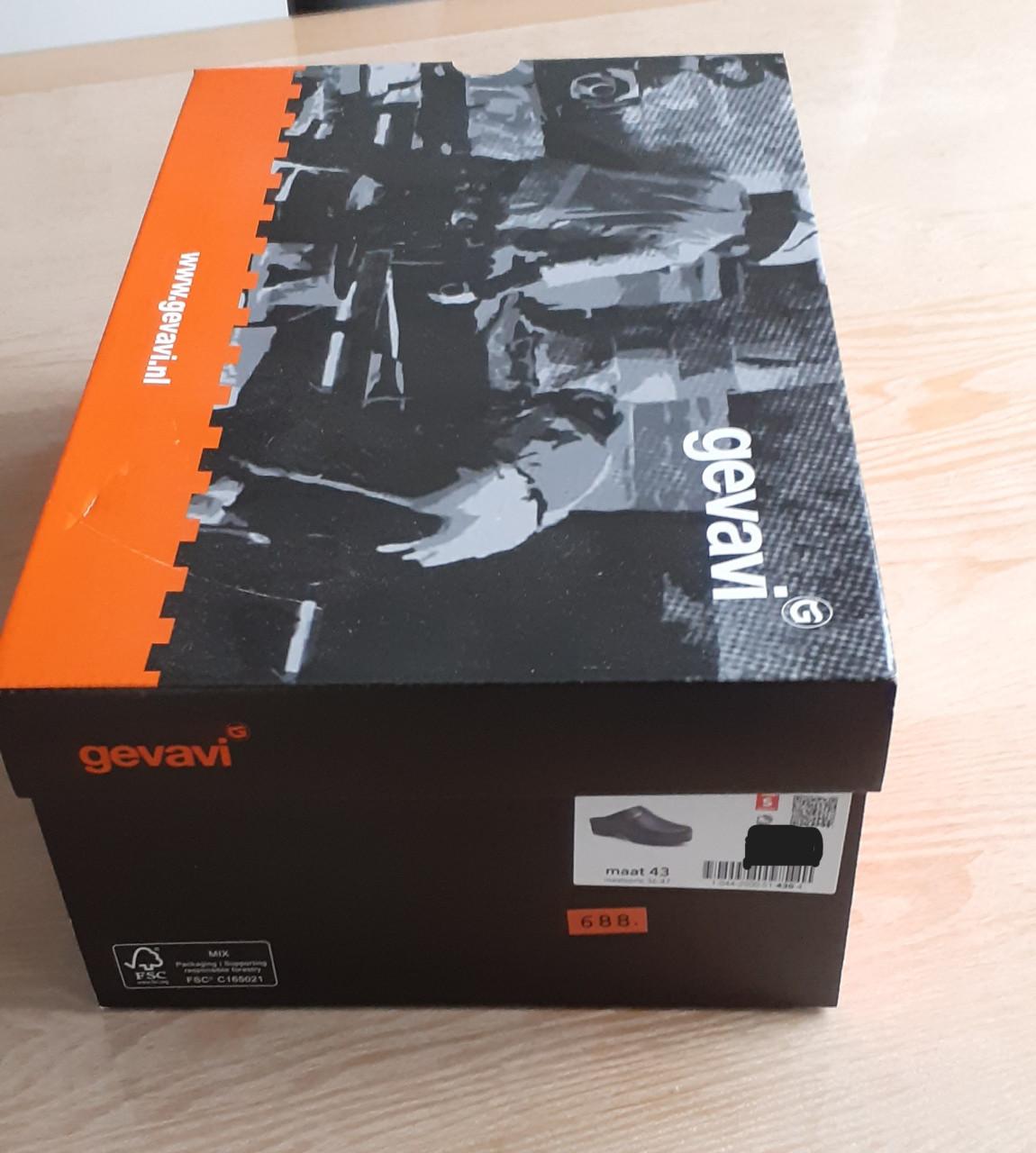 Gevavi Klompen, Splinternieuw in doos, Maat 43