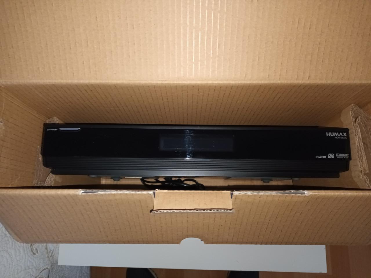 Humax digitale ontvanger+500Gb HD, type IHDR-5200C, in org. doos